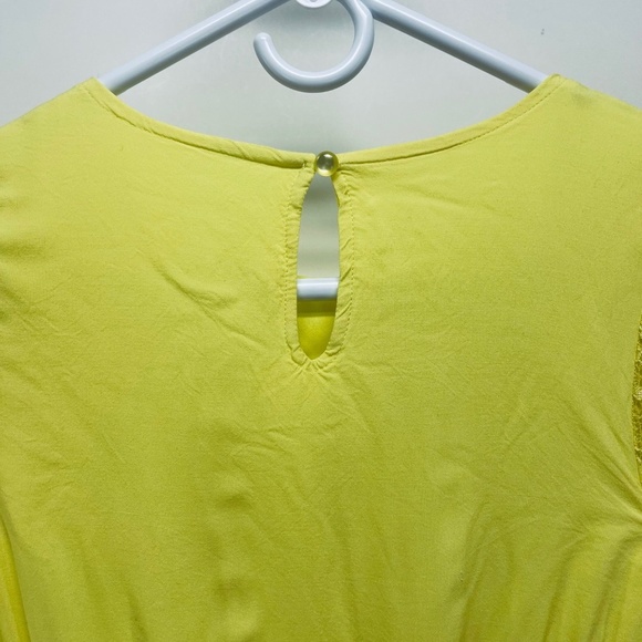 So Women’s Casual Short SunDress Floral Yellow Size XL - Picture 10 of 11